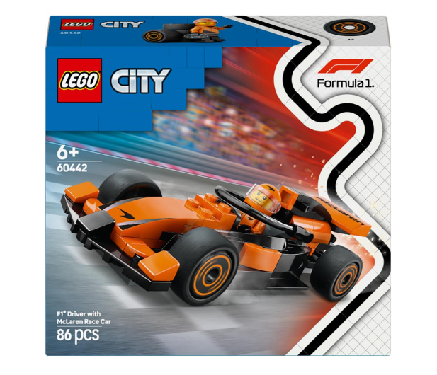 LEGO City 60442 F1® Kierowca i bolid McLaren - 1298082 - zdjęcie